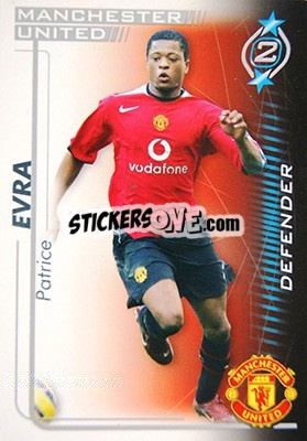Sticker Patrice Evra - Shoot Out Premier League 2005-2006 - Magicboxint