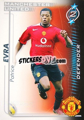 Sticker Patrice Evra - Shoot Out Premier League 2005-2006 n. u36 - Magicboxint