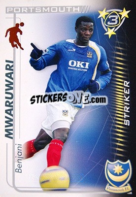 Sticker Mwaruwari - Shoot Out Premier League 2005-2006 - Magicboxint