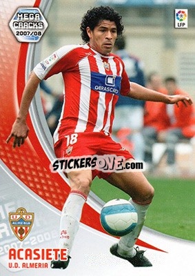 Cromo Acasiete - Liga 2007-2008. Megacracks - Panini