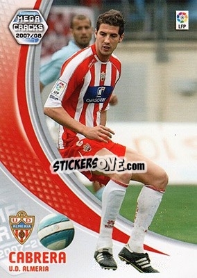 Sticker Cabrera - Liga 2007-2008. Megacracks - Panini