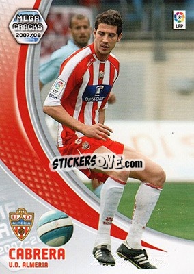 Sticker Cabrera - Liga 2007-2008. Megacracks n. 10 - Panini