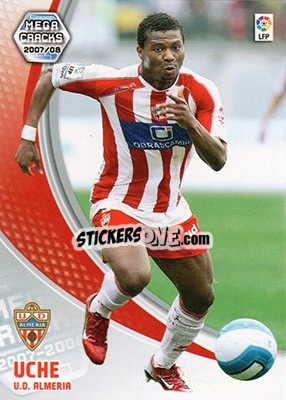 Sticker Uche - Liga 2007-2008. Megacracks - Panini