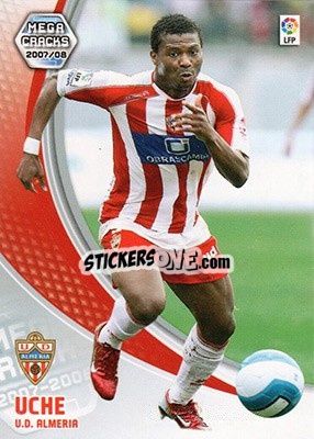 Sticker Uche - Liga 2007-2008. Megacracks n. 16 - Panini