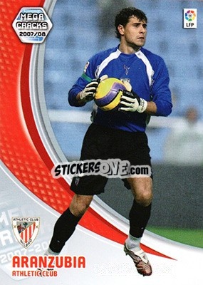 Figurina Aranzubía - Liga 2007-2008. Megacracks - Panini