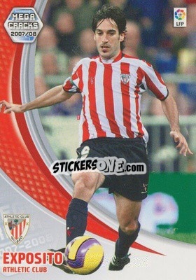 Sticker Exposito - Liga 2007-2008. Megacracks - Panini