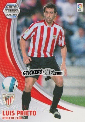 Sticker Luis Prieto - Liga 2007-2008. Megacracks - Panini