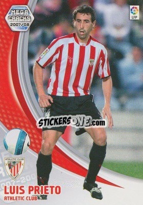 Sticker Luis Prieto - Liga 2007-2008. Megacracks n. 24 - Panini