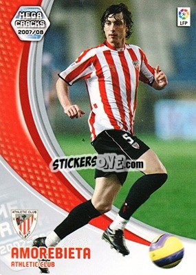 Sticker Amorebieta - Liga 2007-2008. Megacracks - Panini