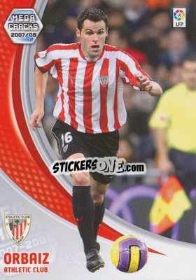 Sticker Orbaiz - Liga 2007-2008. Megacracks n. 28 - Panini