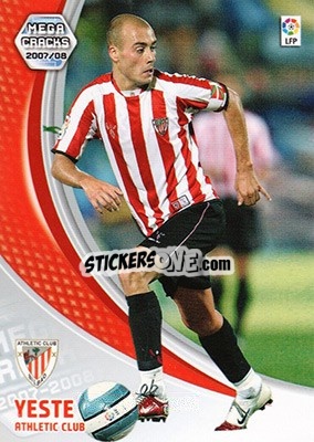 Figurina Yeste - Liga 2007-2008. Megacracks n. 32 - Panini