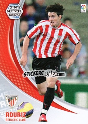 Sticker Aduriz - Liga 2007-2008. Megacracks - Panini