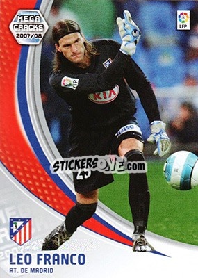 Sticker Leo Franco - Liga 2007-2008. Megacracks n. 38 - Panini