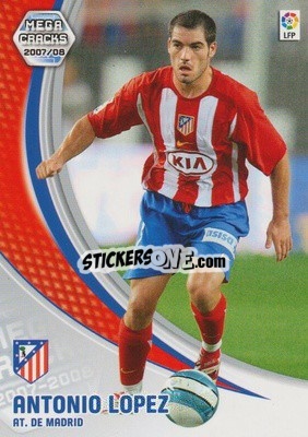 Sticker Antonio López - Liga 2007-2008. Megacracks - Panini