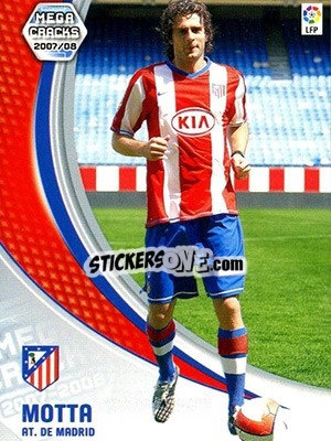 Figurina Thiago Motta - Liga 2007-2008. Megacracks - Panini