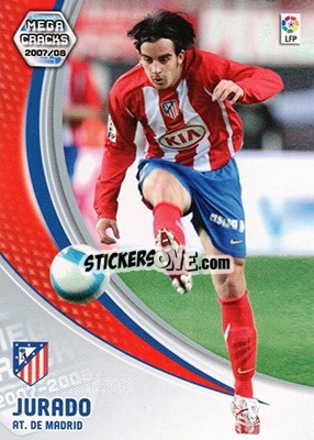 Cromo Jurado - Liga 2007-2008. Megacracks - Panini