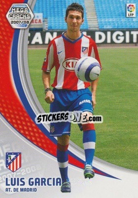 Cromo Luis Garcia - Liga 2007-2008. Megacracks - Panini