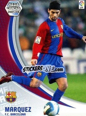 Sticker Marquez - Liga 2007-2008. Megacracks n. 63 - Panini