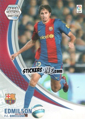 Figurina Edmilson - Liga 2007-2008. Megacracks - Panini