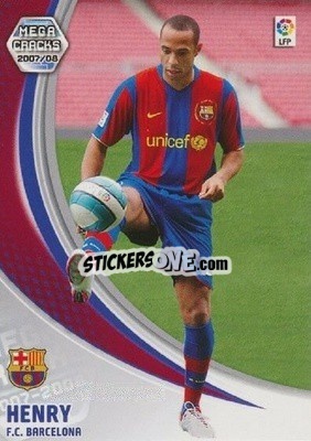 Sticker Henry - Liga 2007-2008. Megacracks - Panini