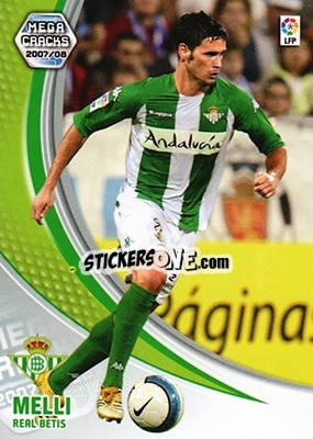 Sticker Melli - Liga 2007-2008. Megacracks n. 76 - Panini