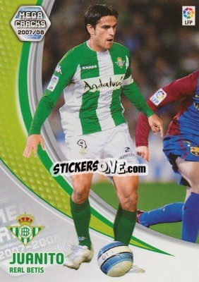 Sticker Juanito - Liga 2007-2008. Megacracks - Panini