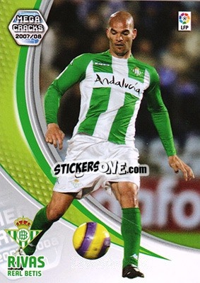 Sticker Rivas - Liga 2007-2008. Megacracks - Panini