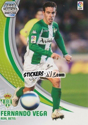 Sticker Fernando Vega - Liga 2007-2008. Megacracks n. 79 - Panini