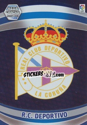 Sticker Escudo - Liga 2007-2008. Megacracks - Panini