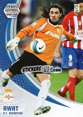 Sticker Awat - Liga 2007-2008. Megacracks n. 92 - Panini