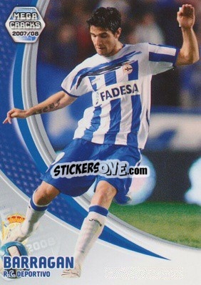 Sticker Barragán - Liga 2007-2008. Megacracks - Panini
