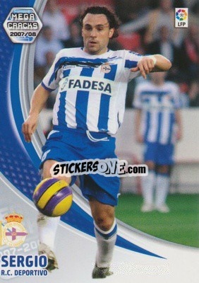 Cromo Sergio - Liga 2007-2008. Megacracks - Panini