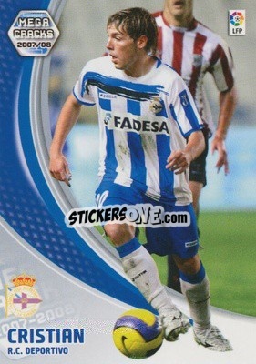 Sticker Cristian - Liga 2007-2008. Megacracks - Panini