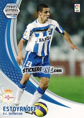 Figurina Estoyanoff - Liga 2007-2008. Megacracks - Panini