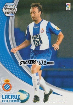 Sticker Lacruz - Liga 2007-2008. Megacracks - Panini