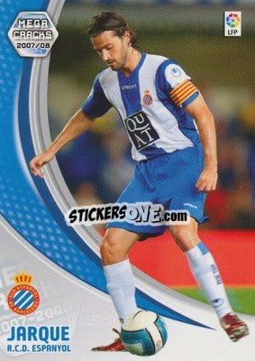 Sticker Daniel Jarque - Liga 2007-2008. Megacracks n. 114 - Panini