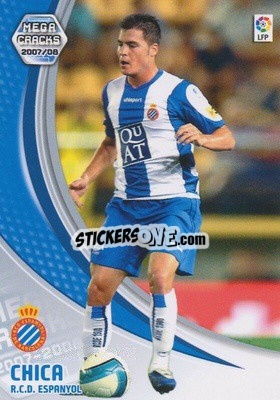 Sticker Chica - Liga 2007-2008. Megacracks - Panini