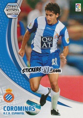 Sticker Corominas - Liga 2007-2008. Megacracks - Panini
