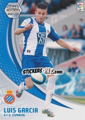 Cromo Luis Garcia - Liga 2007-2008. Megacracks - Panini