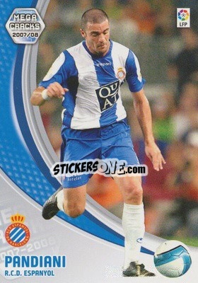 Sticker Pandiani - Liga 2007-2008. Megacracks n. 126 - Panini