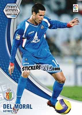 Sticker Del Moral - Liga 2007-2008. Megacracks - Panini
