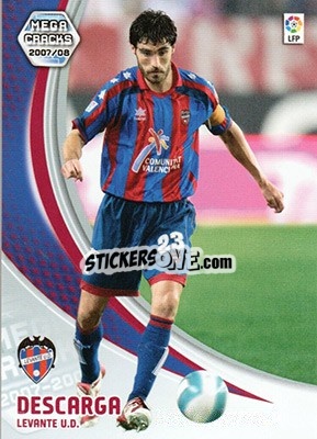 Sticker Descarga - Liga 2007-2008. Megacracks - Panini