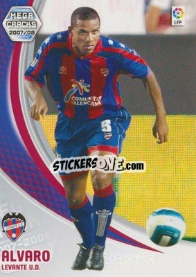 Sticker Alvaro - Liga 2007-2008. Megacracks n. 148 - Panini