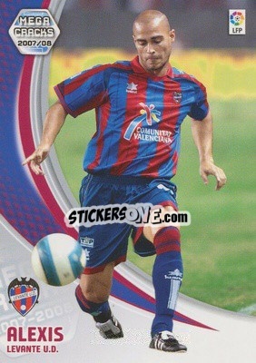 Sticker Alexis - Liga 2007-2008. Megacracks n. 149 - Panini