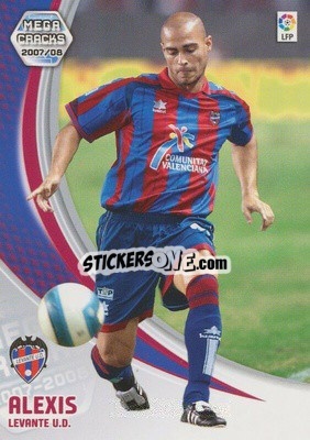 Figurina Alexis - Liga 2007-2008. Megacracks - Panini