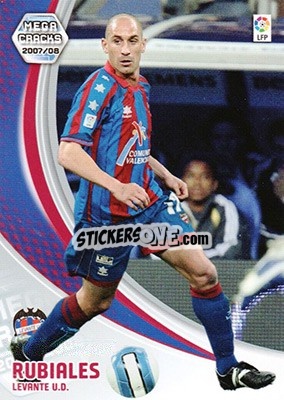Sticker Rubiales - Liga 2007-2008. Megacracks - Panini