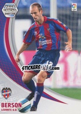 Sticker Berson - Liga 2007-2008. Megacracks - Panini