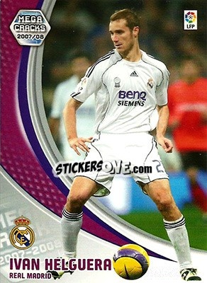 Sticker Iván Helguera - Liga 2007-2008. Megacracks - Panini