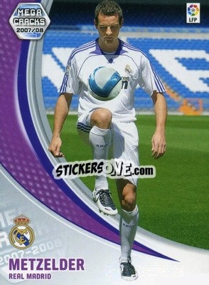 Sticker Metzelder - Liga 2007-2008. Megacracks - Panini
