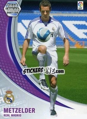 Sticker Metzelder - Liga 2007-2008. Megacracks n. 170 - Panini